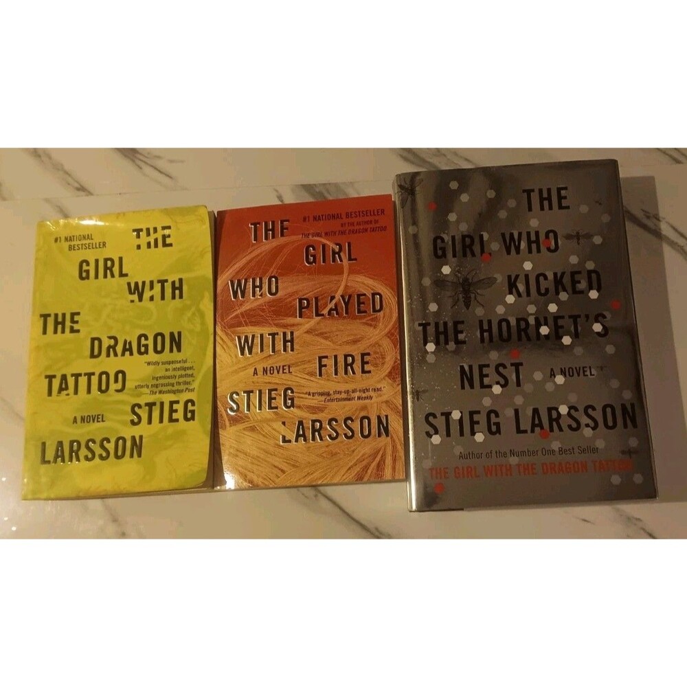 Stieg Larsson The Girl with the Dragon Tattoo Book Trilogy  1-3